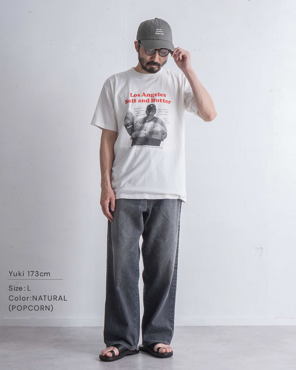 And Ink アンドインク ベーシックフォト Tシャツ ポップコーン ピザ BASIC PHOTO TEE POPCORN PIZZA 半袖
