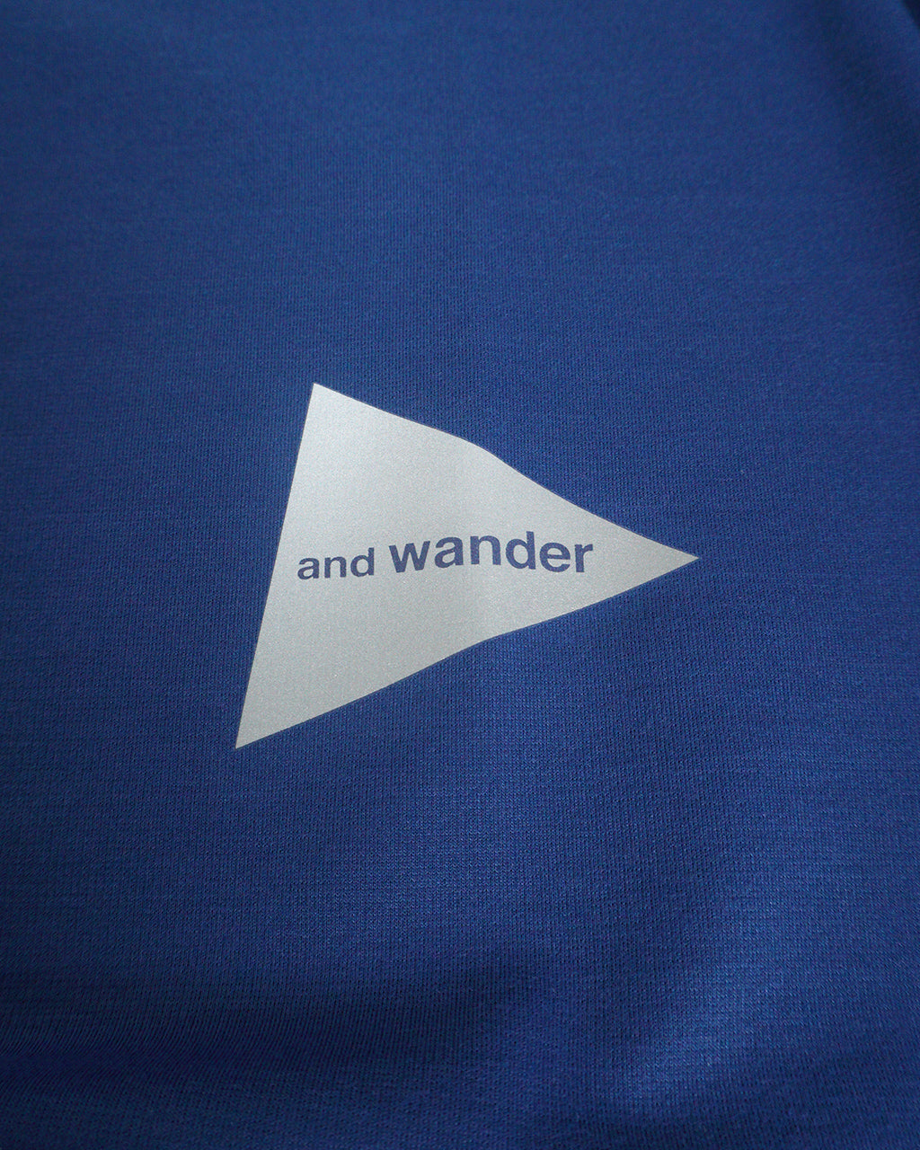and wander アンドワンダー UVカット ドライ ショートスリーブ Tシャツ UV cut dry SS T 5744184181【送料無料】