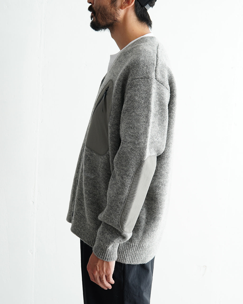 and wander アンドワンダー カーディガン shetland wool cardigan シェトランド ウール カーディガン 5744284160【送料無料】