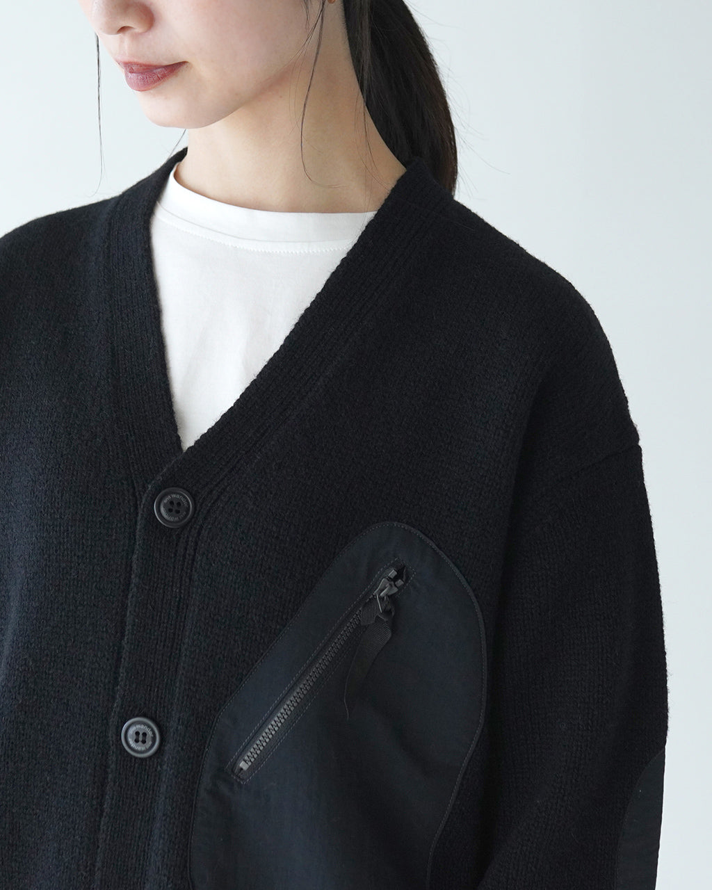 and wander アンドワンダー カーディガン shetland wool cardigan シェトランド ウール カーディガン 5744284160【送料無料】