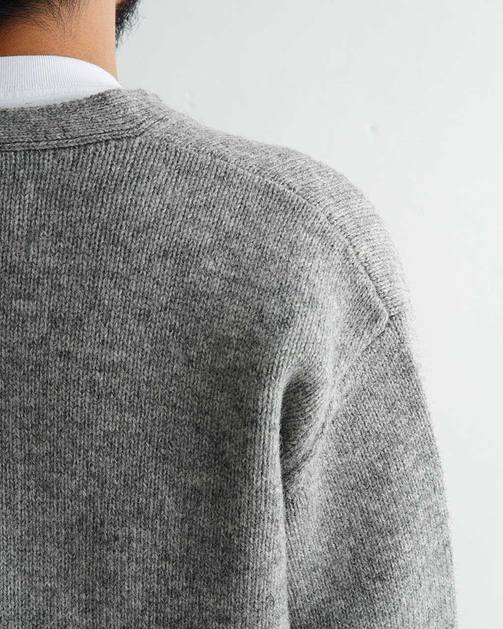 and wander アンドワンダー カーディガン shetland wool cardigan シェトランド ウール カーディガン 5744284160【送料無料】