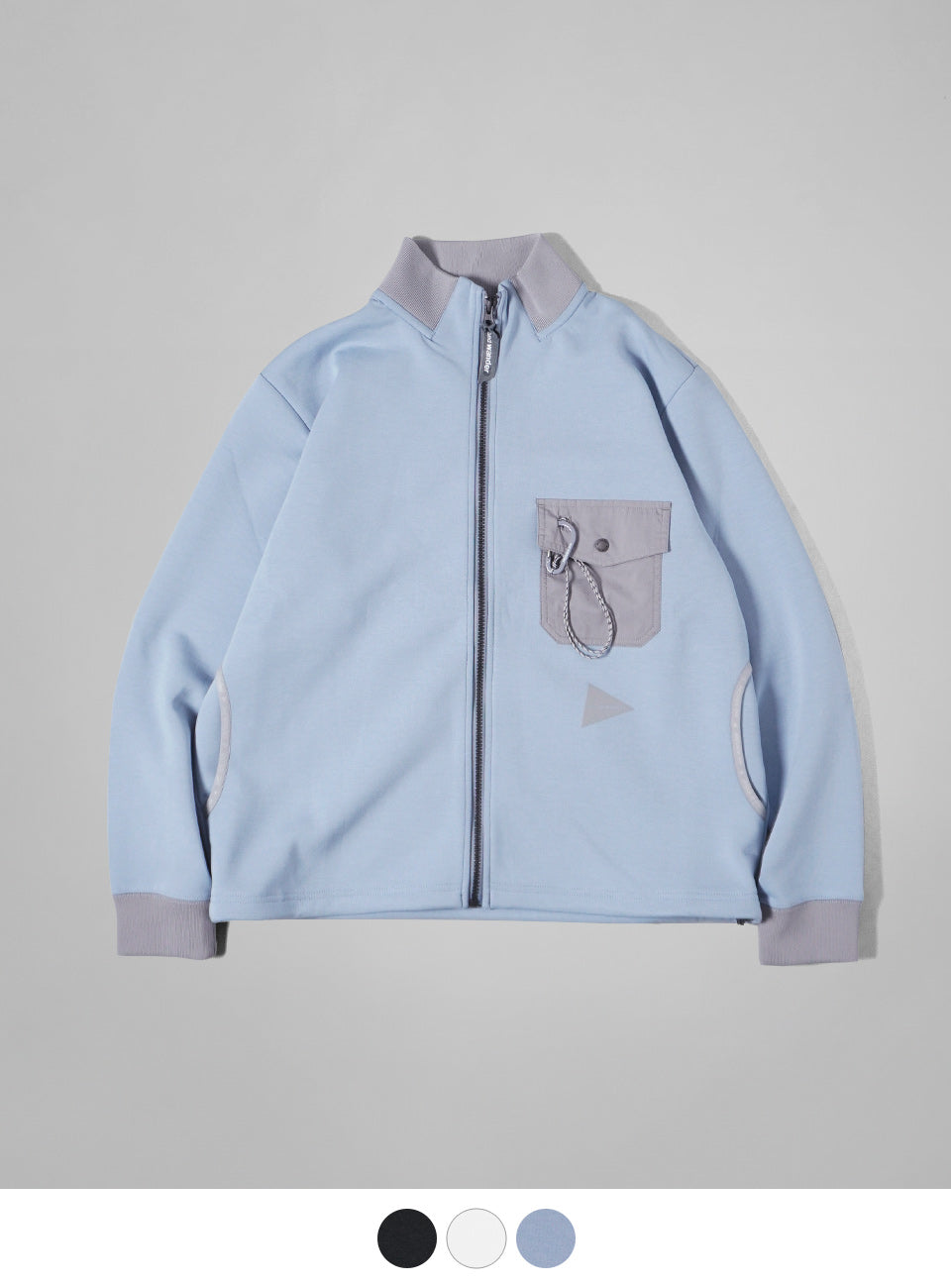 and wander アンドワンダー エアリー ウォーム フルジップ airly warm full zip ジャケット 5744284162【送料無料】