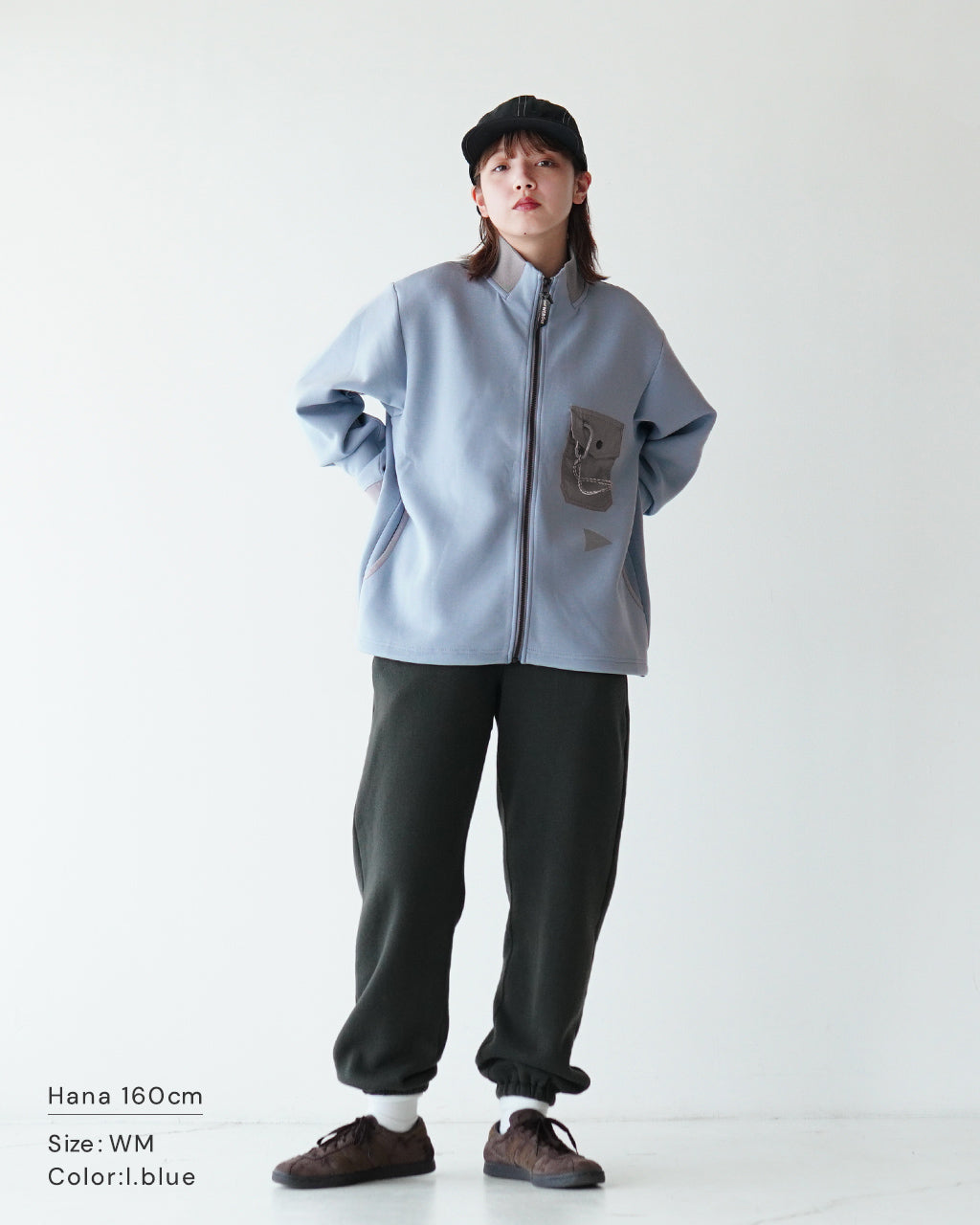 and wander アンドワンダー エアリー ウォーム フルジップ airly warm full zip ジャケット 5744284162【送料無料】