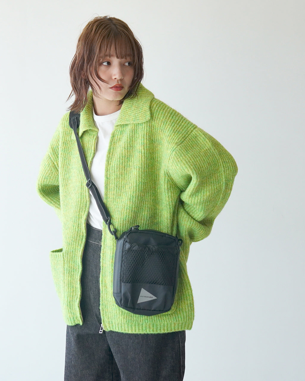 【SALE！30%OFF】and wander アンドワンダー エコパック ショルダー ポーチ ECOPAK sholder pouch バッグ 鞄 5744975195