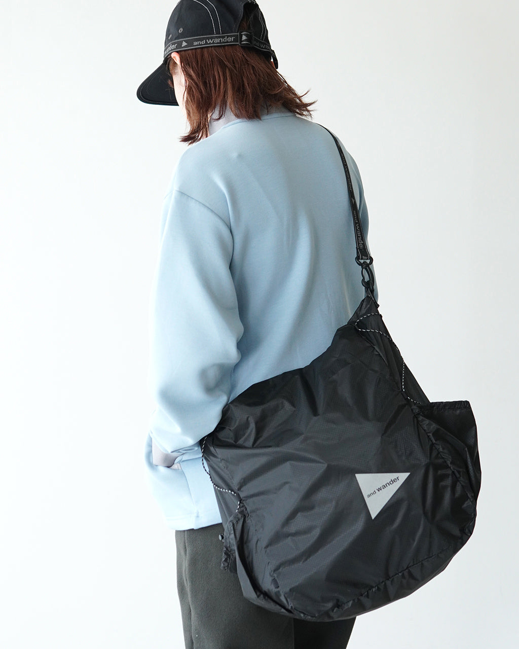 【SALE！20%OFF】and wander アンドワンダー シル トート バッグ sil tote bag 5744975312【送料無料】