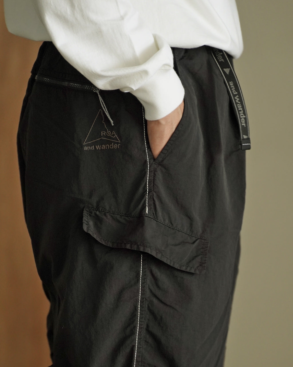 ROA × and wander garment dye nylon pants 5745222537