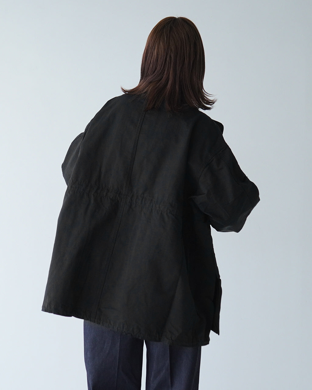 ARMY TWILL アーミーツイル スタンドカラーコート レディース COTTON NYLON STAND COAT アウター ミリタリー ジャケット ハーフコート丈 AM-2454003