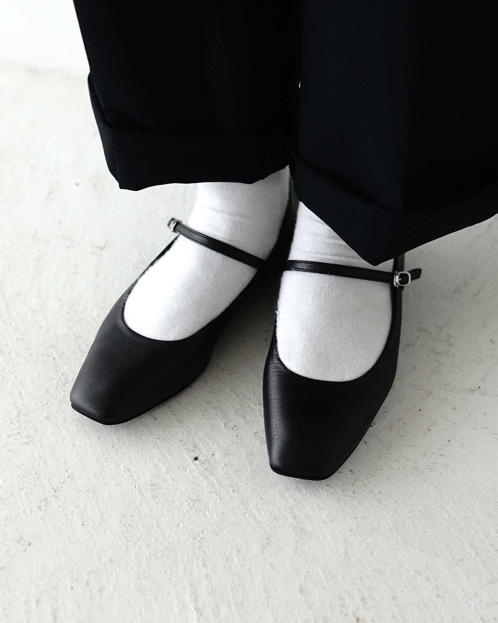 【SALE！40%OFF】ATELIER BRUGGE アトリエブルージュ メリージェーン ソフト フラット シューズ MARY JANE SOFT FLAT SHOES パンプス 24KS-54【送料無料】