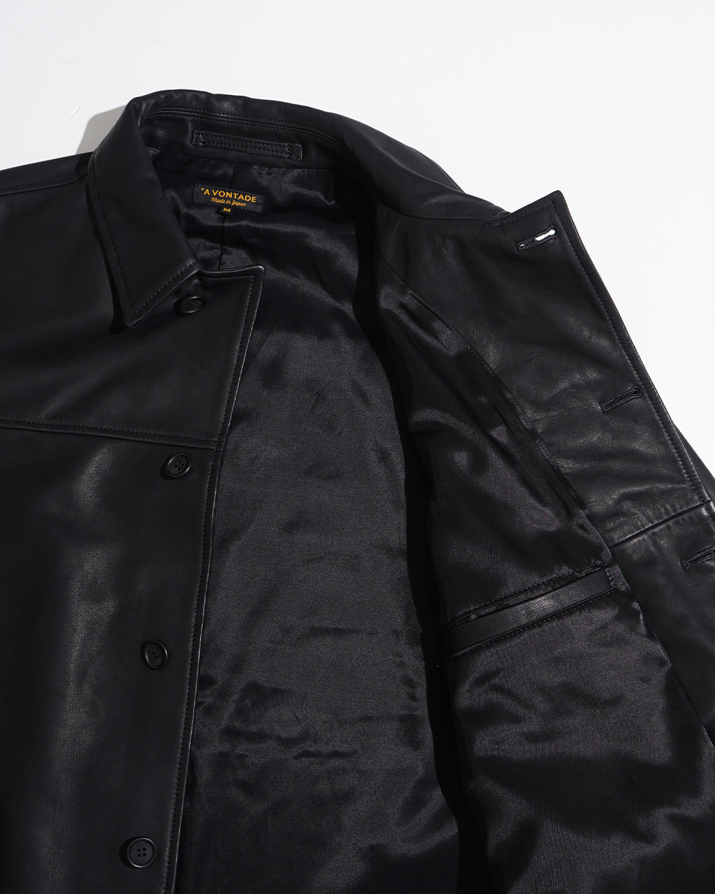 A VONTADE アボンタージ レザー カー コート Leather Car Coat  レザーコート ジャケット RD-0106-24AW【送料無料】