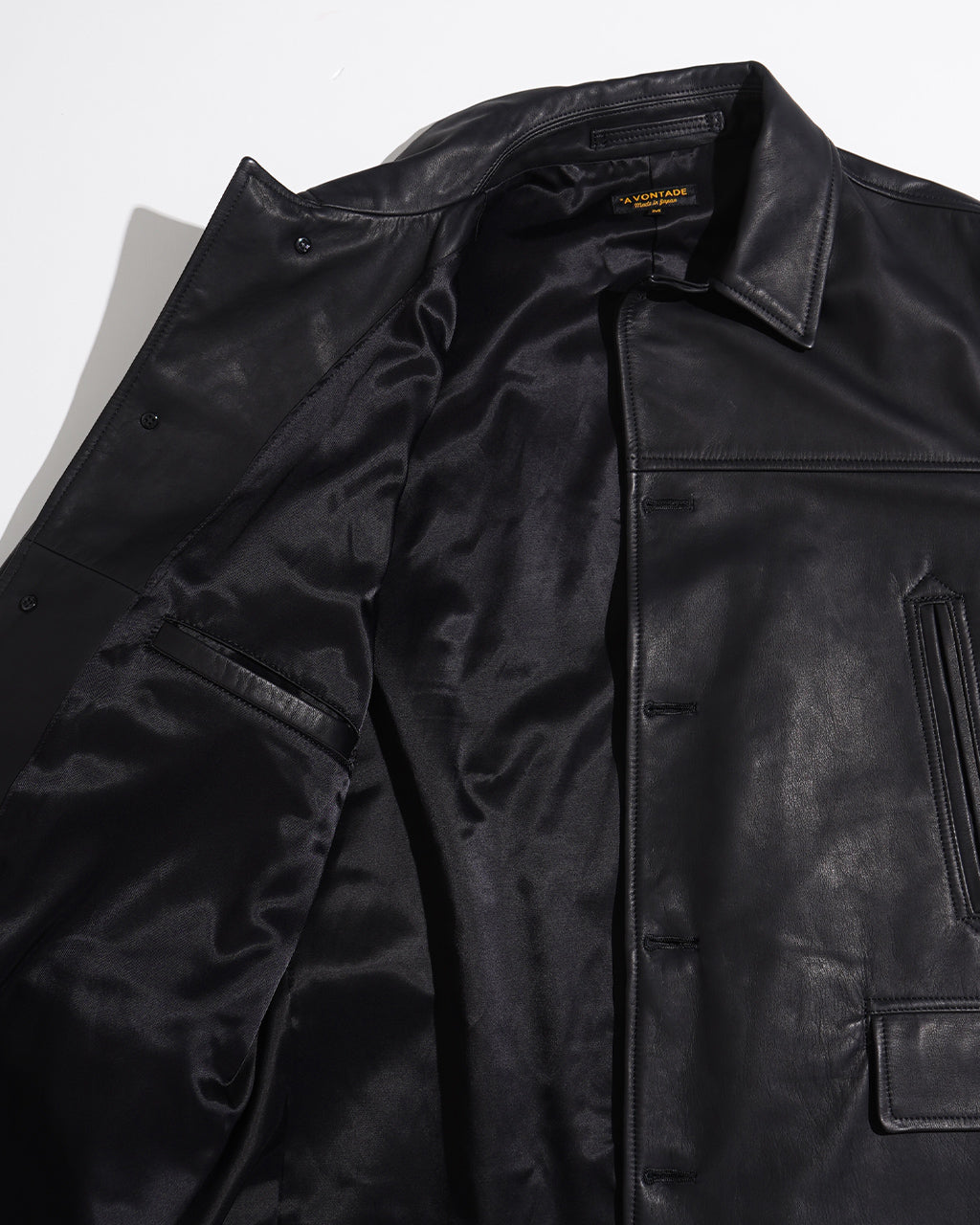 A VONTADE アボンタージ レザー カー コート Leather Car Coat  レザーコート ジャケット RD-0106-24AW【送料無料】