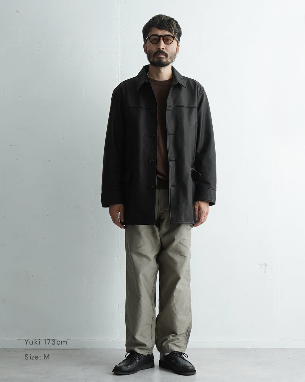 A VONTADE アボンタージ レザー カー コート Leather Car Coat レザーコート ジャケット RD-0106-24AW