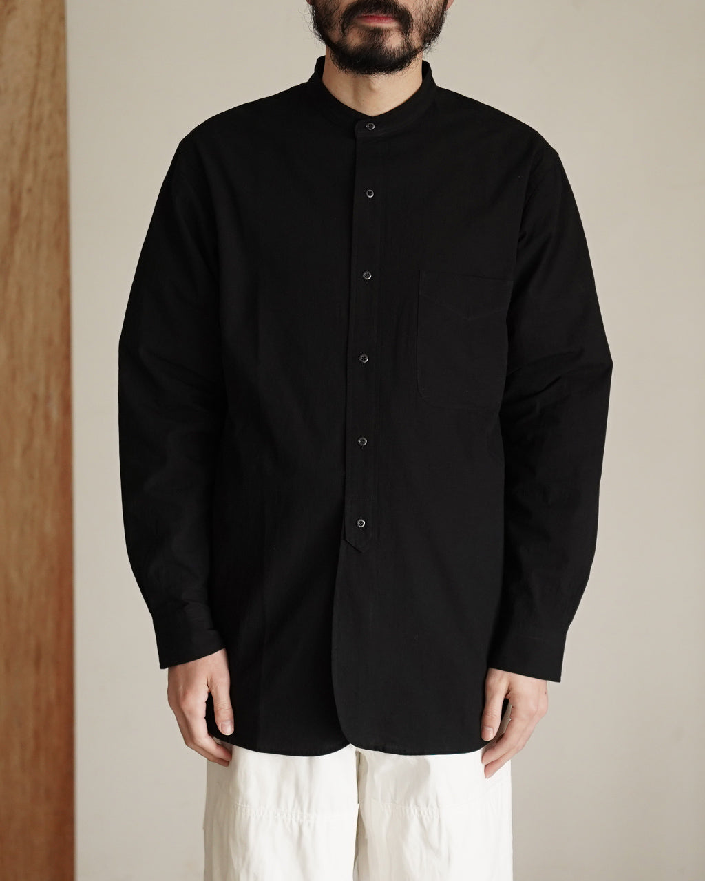 A VONTADE アボンタージ バンドカラーシャツ メンズ Banded Collar