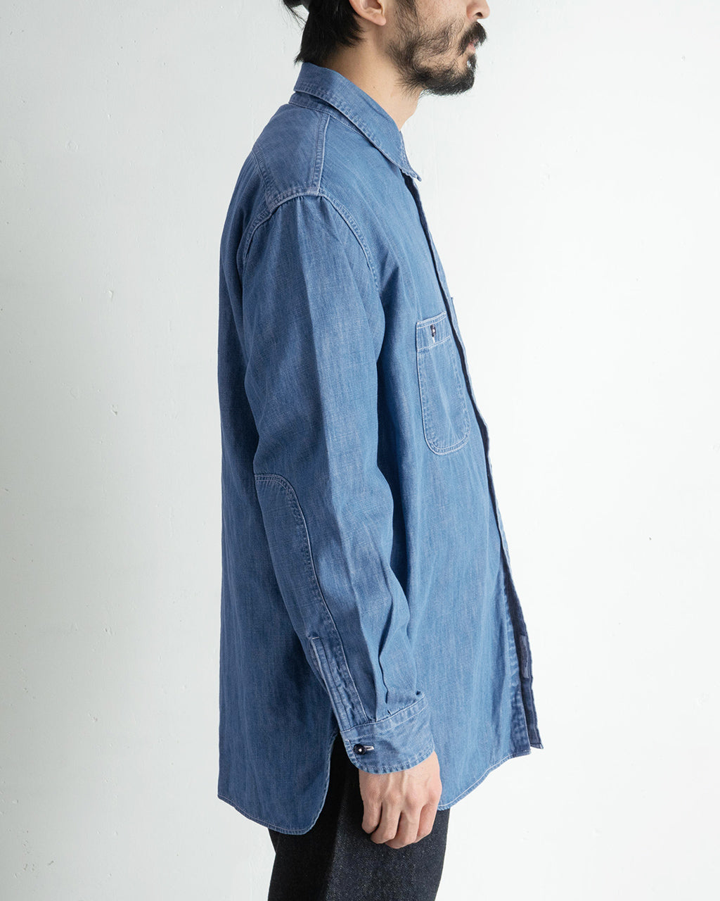 ＼早得24時間限定ポイント10倍／A VONTADE アボンタージ デニムワークシャツ トップス Denim Work Shirts VTD-0385-SH ヴィンテージデザイン エルボーパッチ【送料無料】