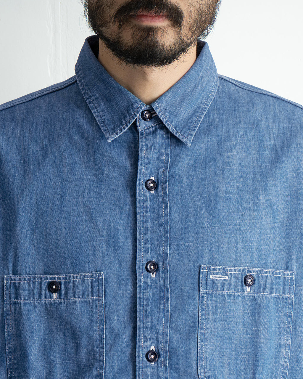 ＼早得24時間限定ポイント10倍／A VONTADE アボンタージ デニムワークシャツ トップス Denim Work Shirts VTD-0385-SH ヴィンテージデザイン エルボーパッチ【送料無料】