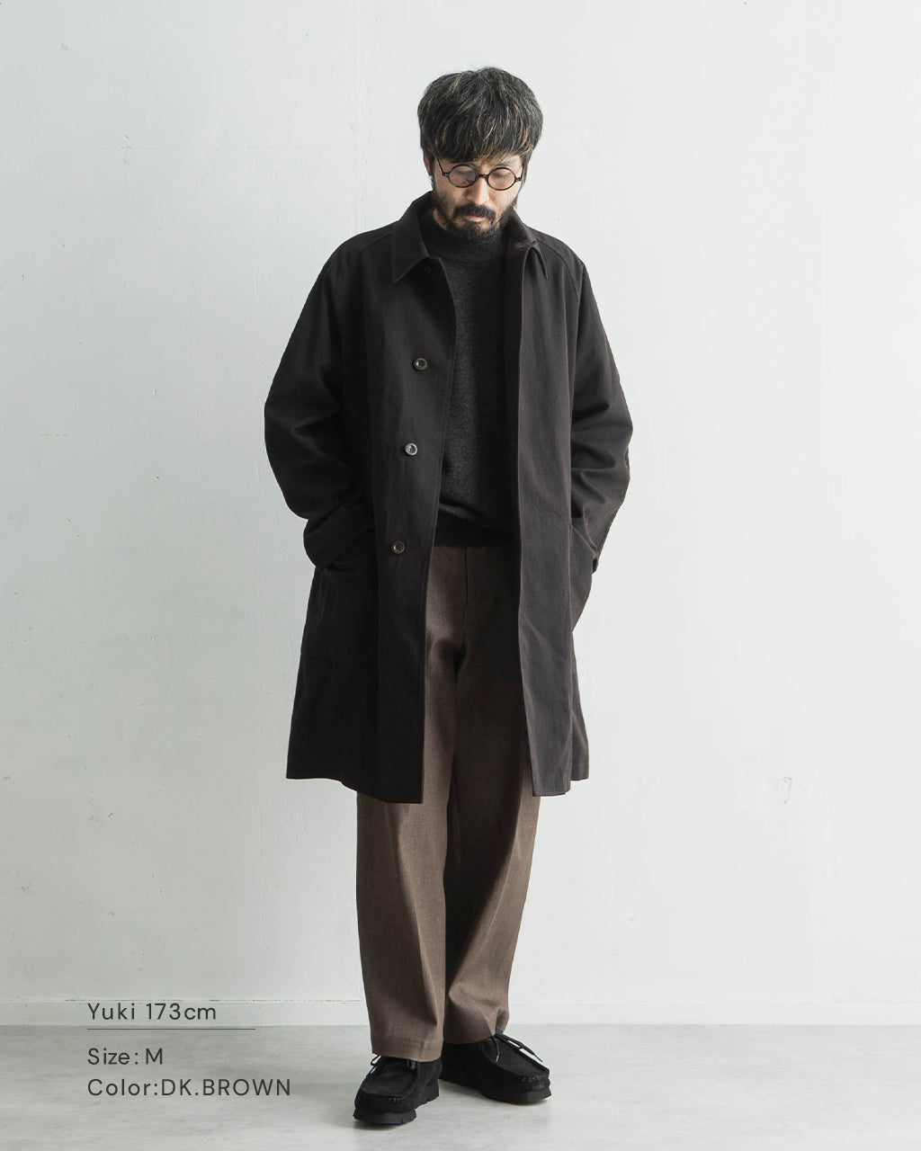 【SALE！30%OFF】A VONTADE アボンタージ ラグラン ロングコート Single Laxman Coat Ver.2 ブリティッシュウール Aラインシルエット VTD-0559-CT 【送料無料】