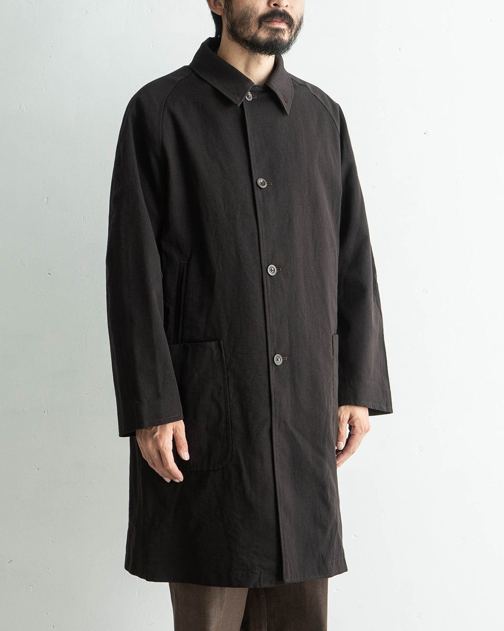 【SALE！30%OFF】A VONTADE アボンタージ ラグラン ロングコート Single Laxman Coat Ver.2 ブリティッシュウール Aラインシルエット VTD-0559-CT 【送料無料】