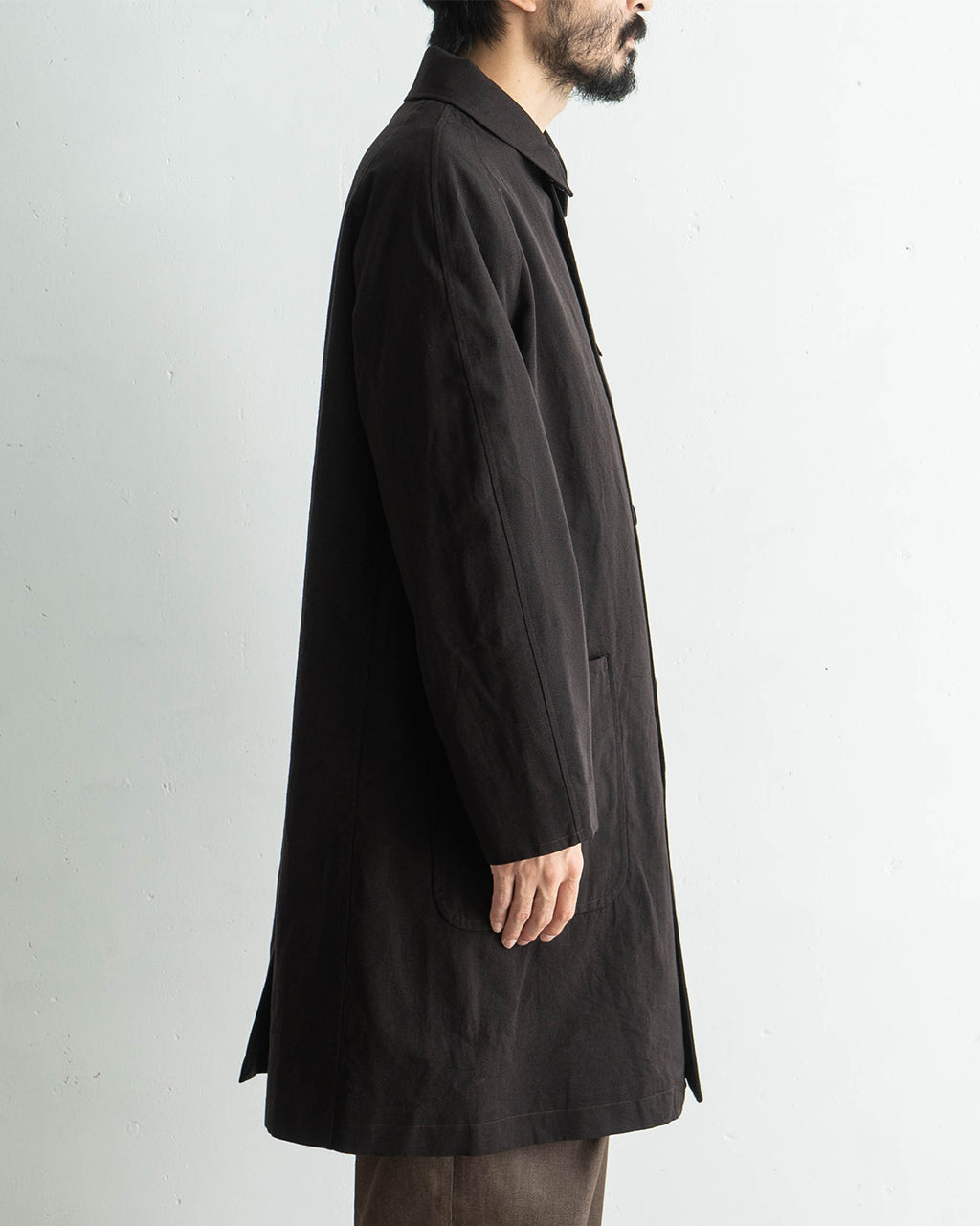 【SALE！30%OFF】A VONTADE アボンタージ ラグラン ロングコート Single Laxman Coat Ver.2 ブリティッシュウール Aラインシルエット VTD-0559-CT 【送料無料】