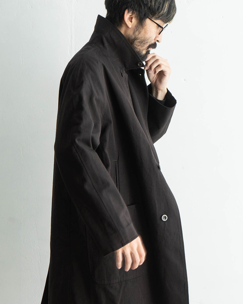 【SALE！30%OFF】A VONTADE アボンタージ ラグラン ロングコート Single Laxman Coat Ver.2 ブリティッシュウール Aラインシルエット VTD-0559-CT 【送料無料】