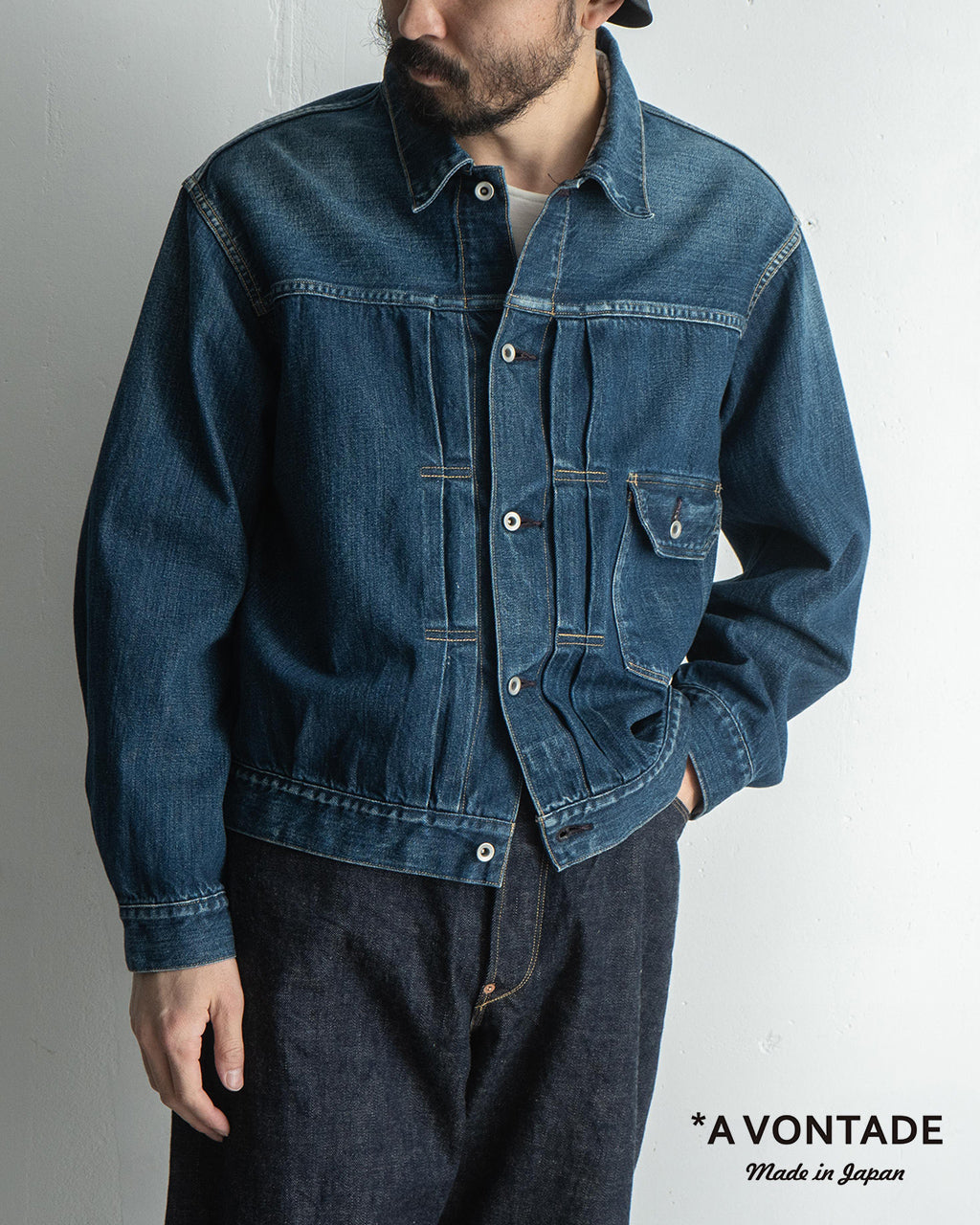 A VONTADE アボンタージ デニムジャケット No.2 Denim Blouse 羽織 VTD-0560XX-JK ワークウェア ヴィンテージ ライトオンス 軽量【送料無料】