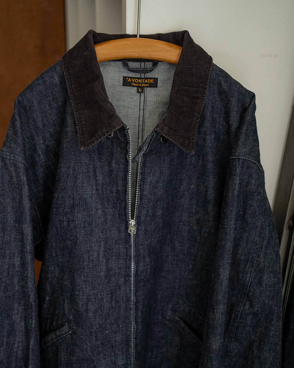 Denim Zip Work Jacket VTD-0565-JK