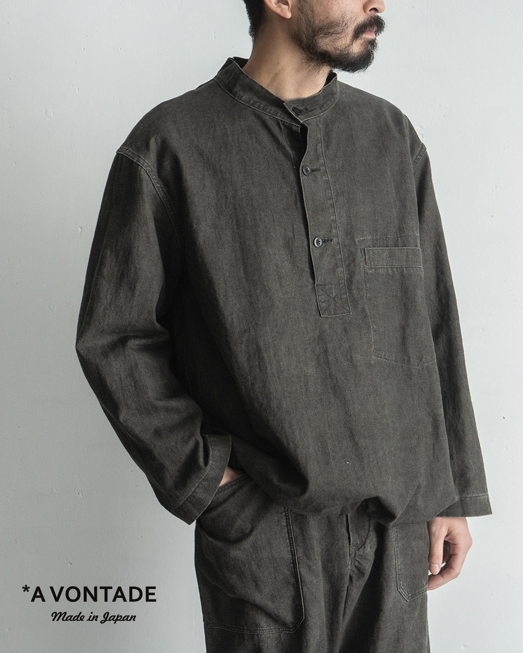 A VONTADE アボンタージ スモックジャケット Mil. Smock Jacket デニム VTD-0566-JK【送料無料】