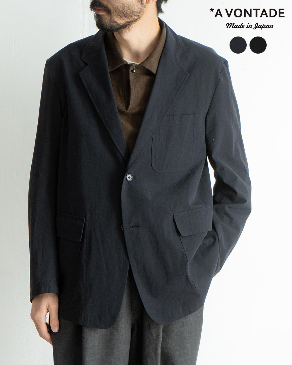 ＼早得24時間限定ポイント10倍／A Vontade アボンタージ ウィークエンド 2B ジャケット WEEKEND 2B JACKET VTD-0567-JK 50年代 ユーロワーク ユーロデザイン 軽量仕立て【送料無料】