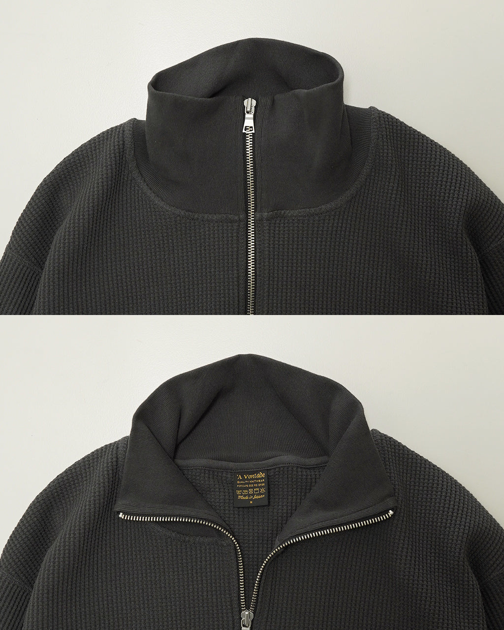 Big Waffle Drivers Zip Cardigan VTD-0602-CS