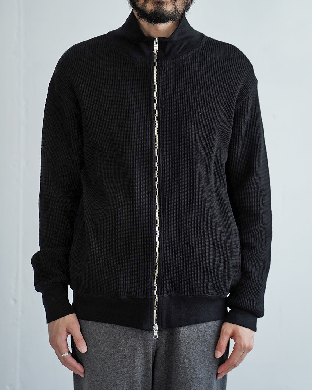 Big Waffle Drivers Zip Cardigan VTD-0602-CS