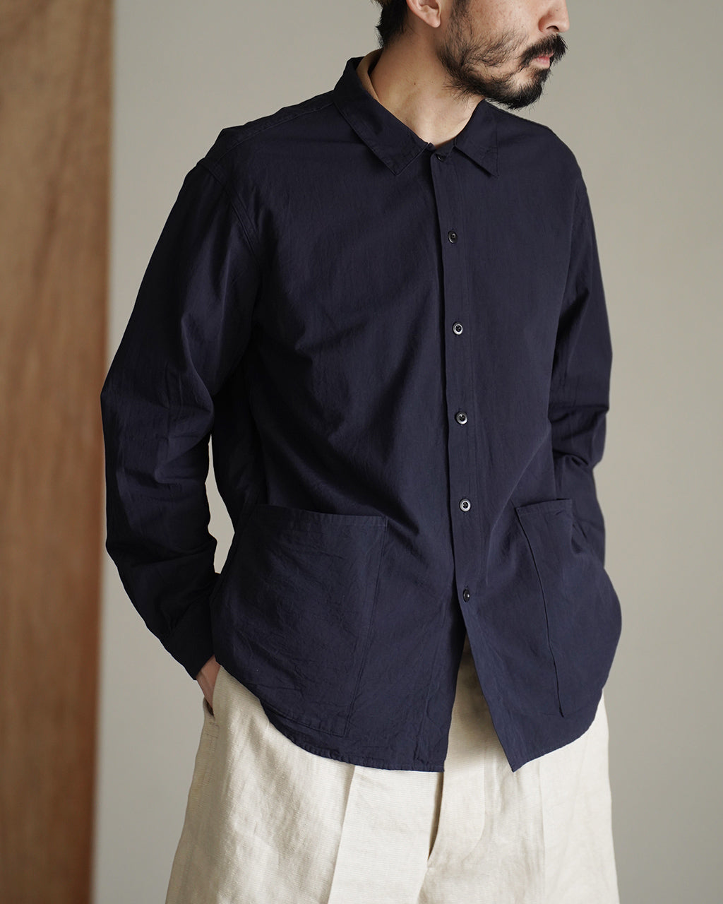 A VONTADE アボンタージ ガーデナーエプロン ロングスリーブ 長袖 シャツ | Crouka(クローカ)