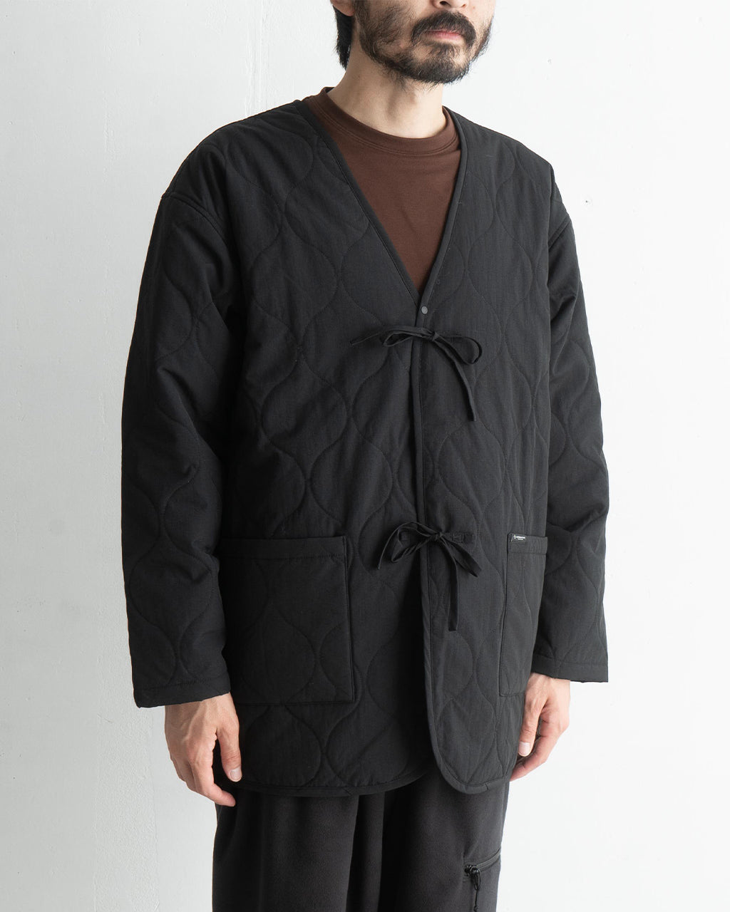 【アウトレット！30%OFF】AXESQUIN-modified- アクシーズクインモディファイト キルト カラーレス ジャケット QUILTED COLLER LESS JACKET 321076【送料無料】