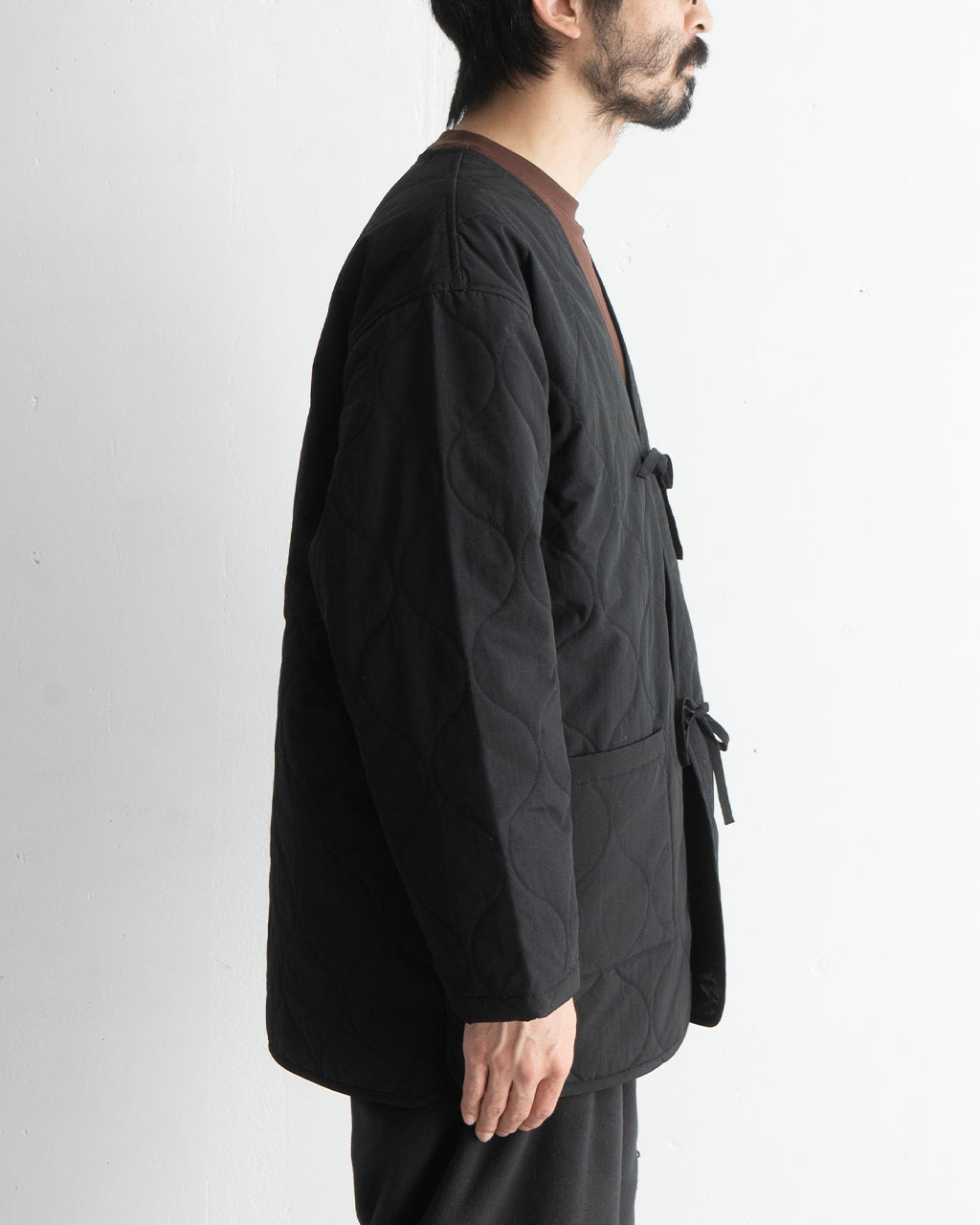 【アウトレット！30%OFF】AXESQUIN-modified- アクシーズクインモディファイト キルト カラーレス ジャケット QUILTED COLLER LESS JACKET 321076【送料無料】