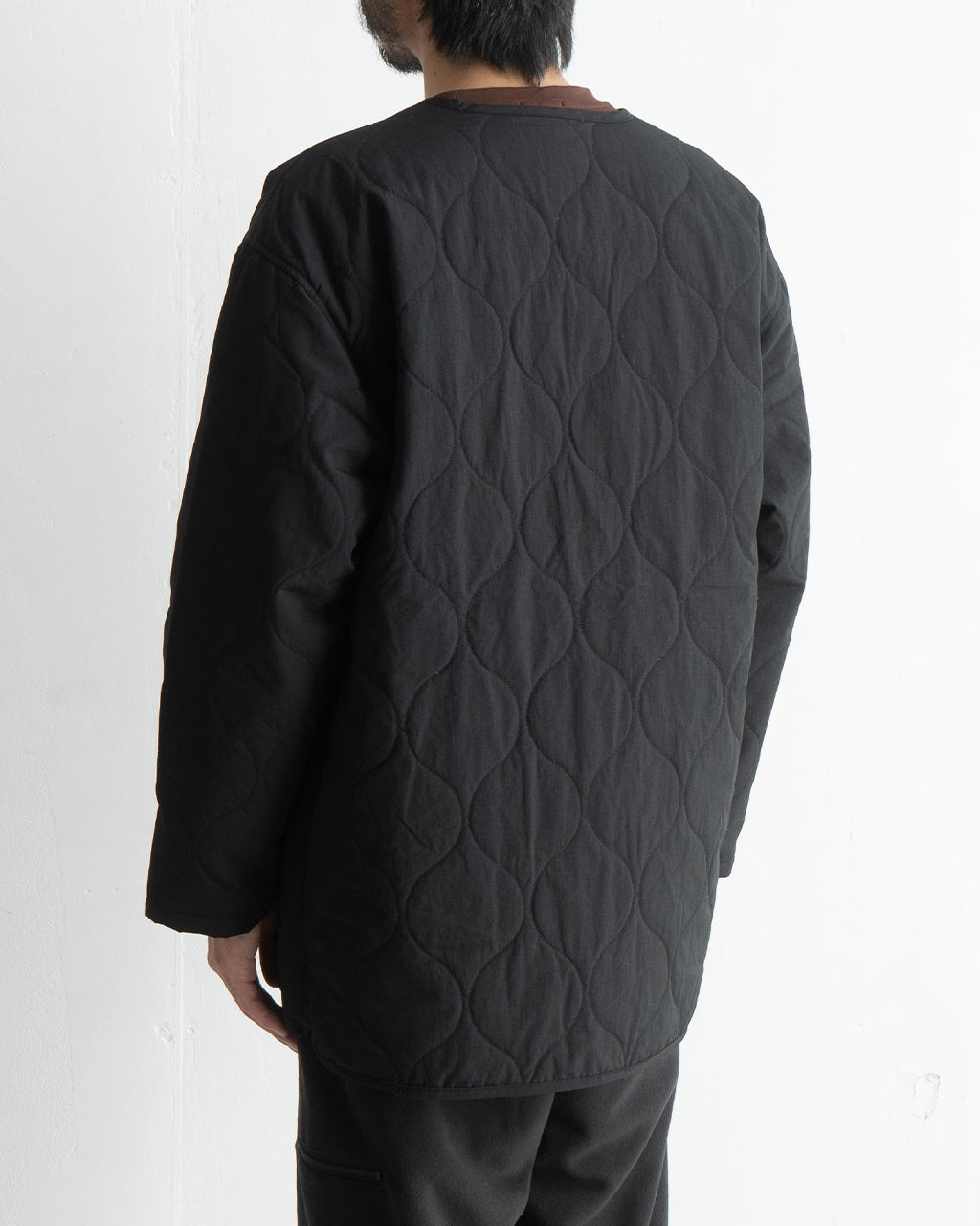 AXESQUIN-modified- アクシーズクインモディファイト キルト カラーレス ジャケット QUILTED COLLER LESS JACKET 321076【送料無料】