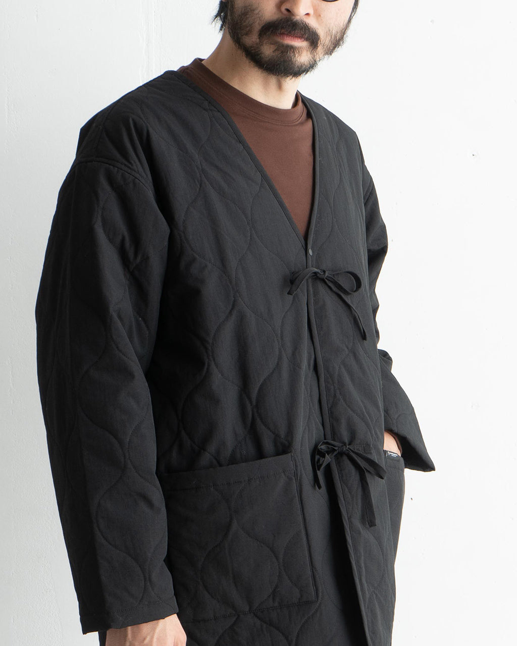 【アウトレット！30%OFF】AXESQUIN-modified- アクシーズクインモディファイト キルト カラーレス ジャケット QUILTED COLLER LESS JACKET 321076【送料無料】