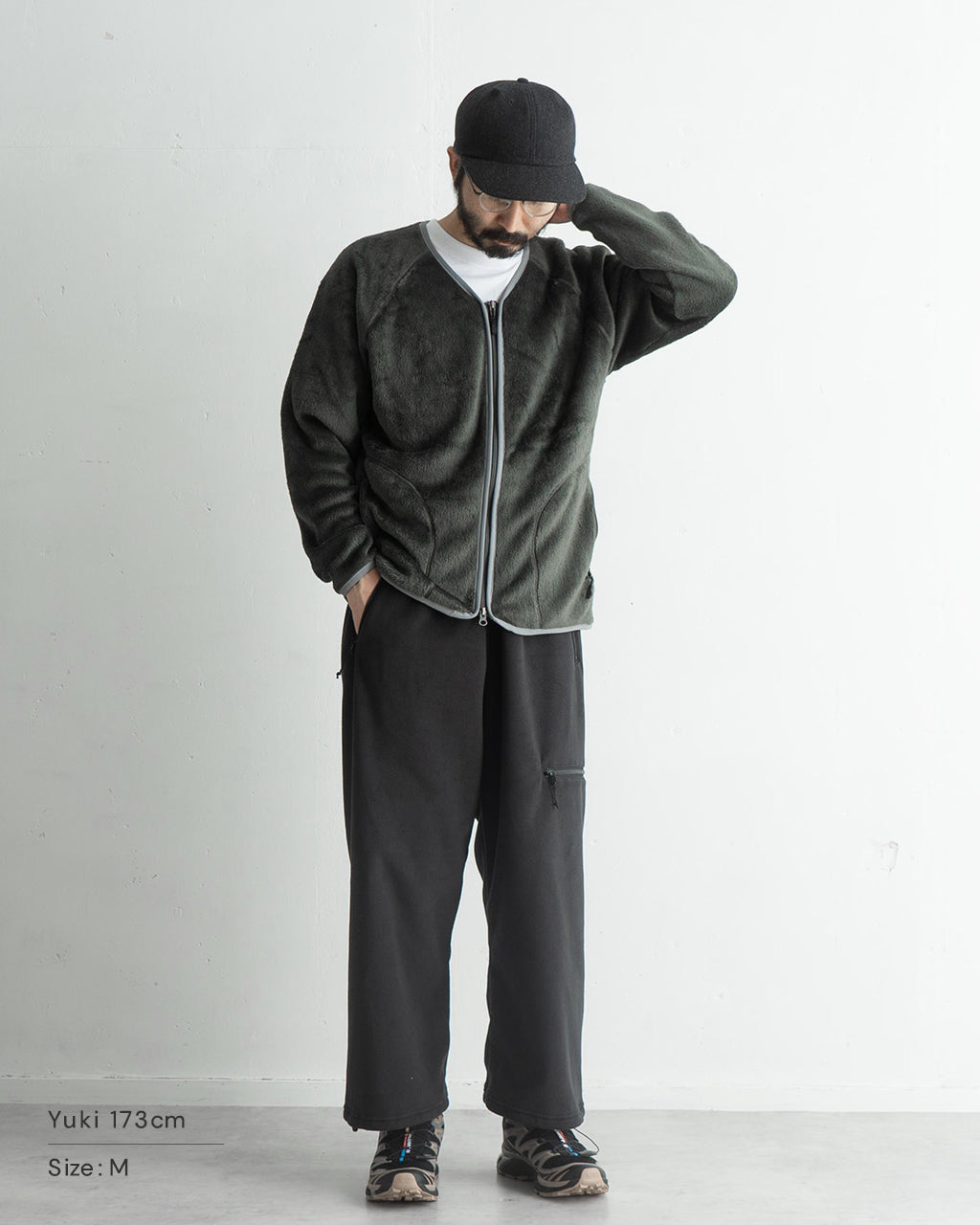 【SALE！30%OFF】AXESQUIN-modified- アクシーズクイン モディファイド ポーラテック ハイロフト カーディガン POLARTEC HIGH LOFT CARDIGAN 321084【送料無料】