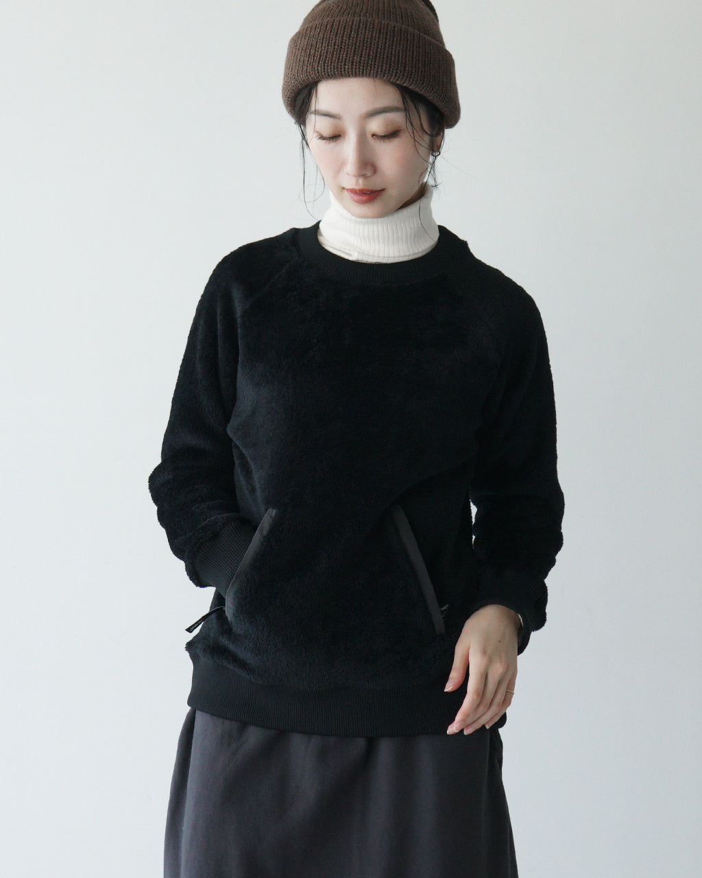 【SALE！30%OFF】AXESQUIN-modified- アクシーズクイン モディファイド ポーラテック ハイロフト セーター POLARTEC HIGH LOFT SWEATER 321088【送料無料】