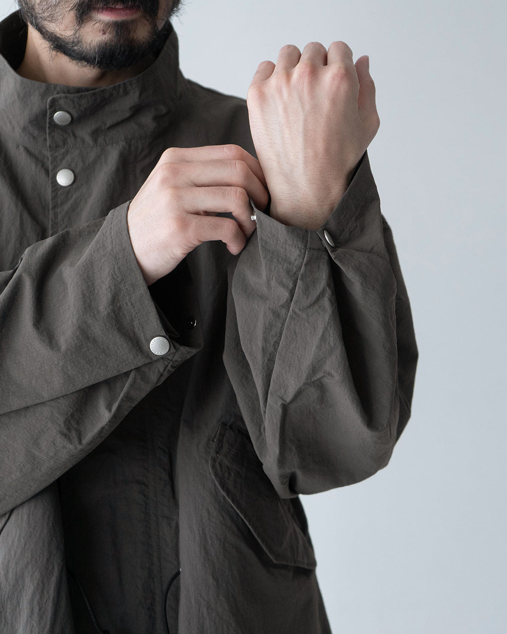 AXESQUIN-modified- アクシーズクインモディファイド ショートコート ECO NYLON SHORT COAT ブルゾン ジャケット モッズコート 321101【送料無料】