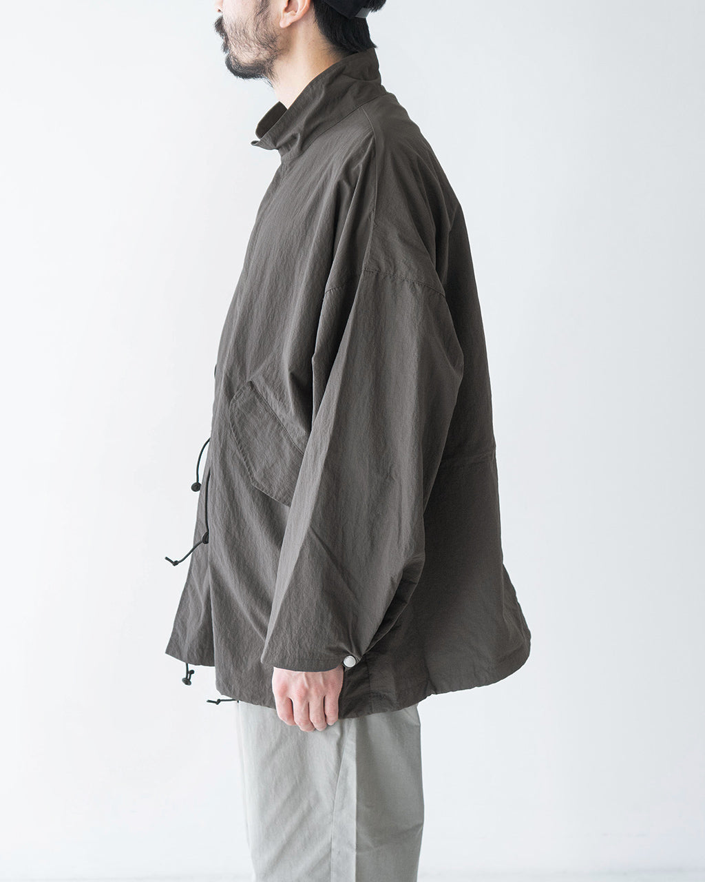 AXESQUIN-modified- アクシーズクインモディファイド ショートコート ECO NYLON SHORT COAT ブルゾン ジャケット モッズコート 321101【送料無料】