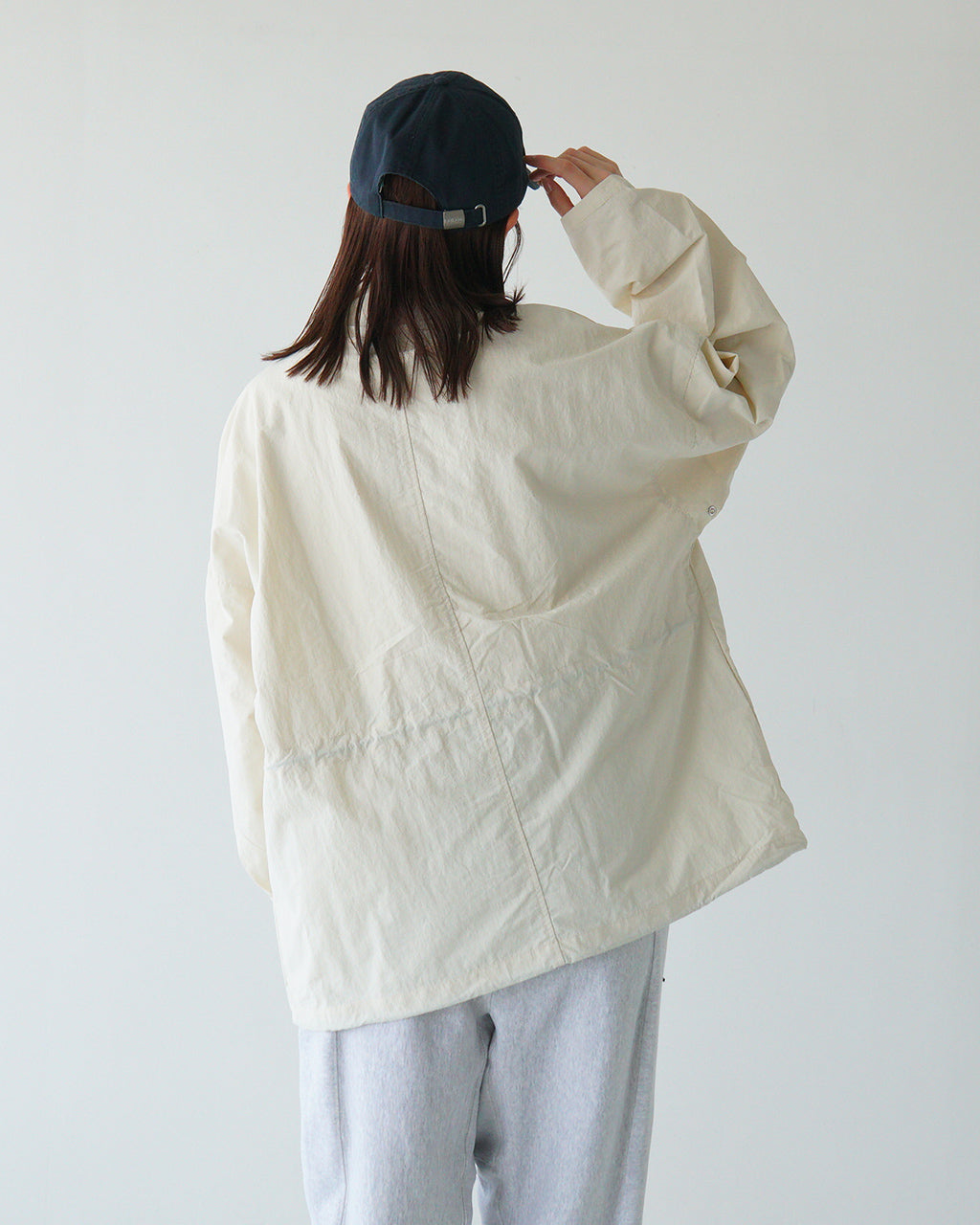 AXESQUIN-modified- アクシーズクインモディファイド ショートコート ECO NYLON SHORT COAT ブルゾン ジャケット モッズコート 321101【送料無料】