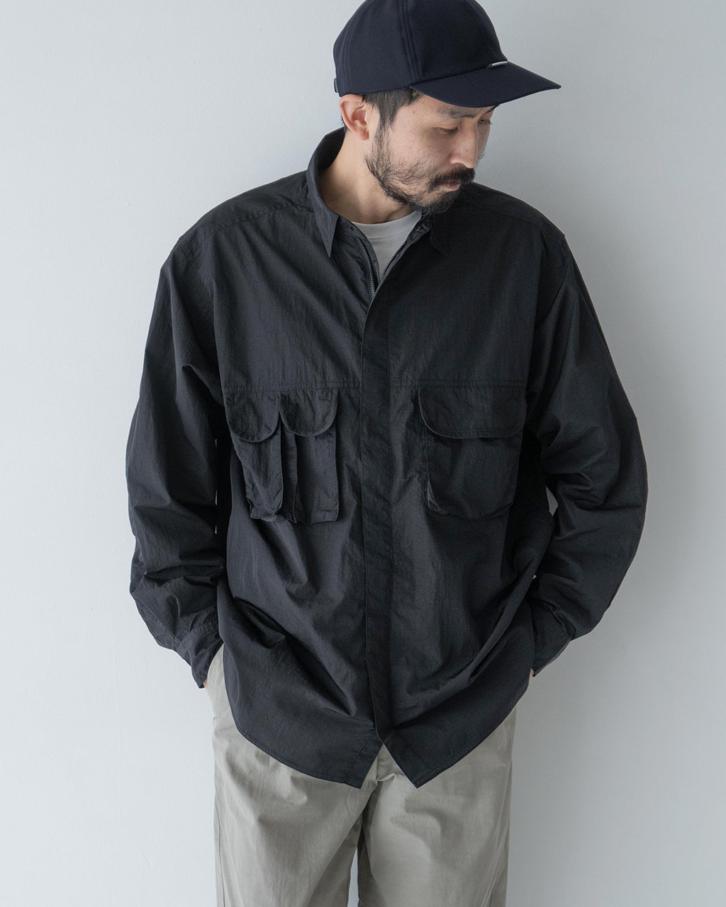 AXESQUIN-modified- アクシーズクインモディファイド マルチフラップポケットシャツ MULTI FLAP POCKET SHIRTS 321105 アウトドア 【送料無料】