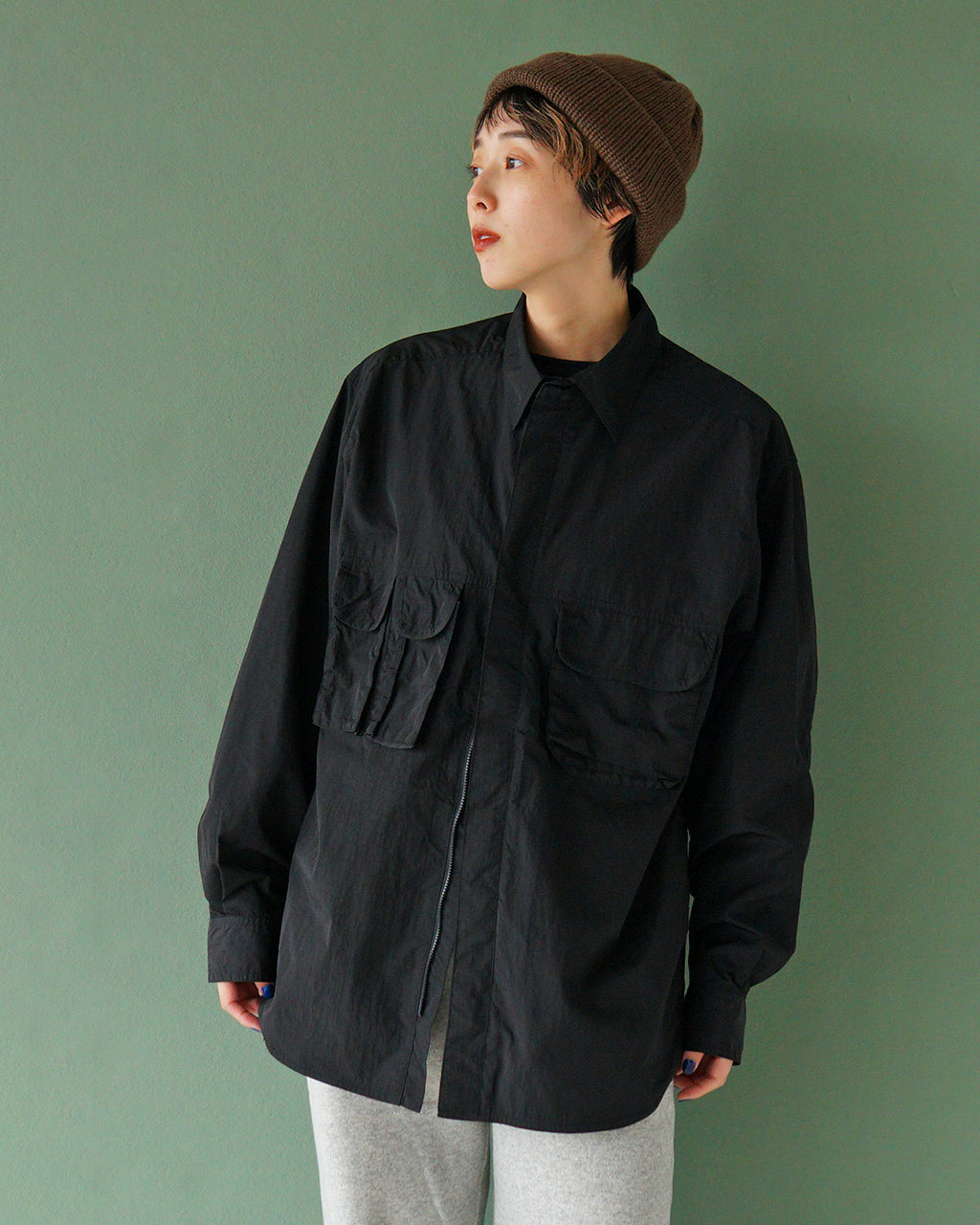 AXESQUIN-modified- アクシーズクインモディファイド マルチフラップポケットシャツ MULTI FLAP POCKET SHIRTS 321105 アウトドア 【送料無料】