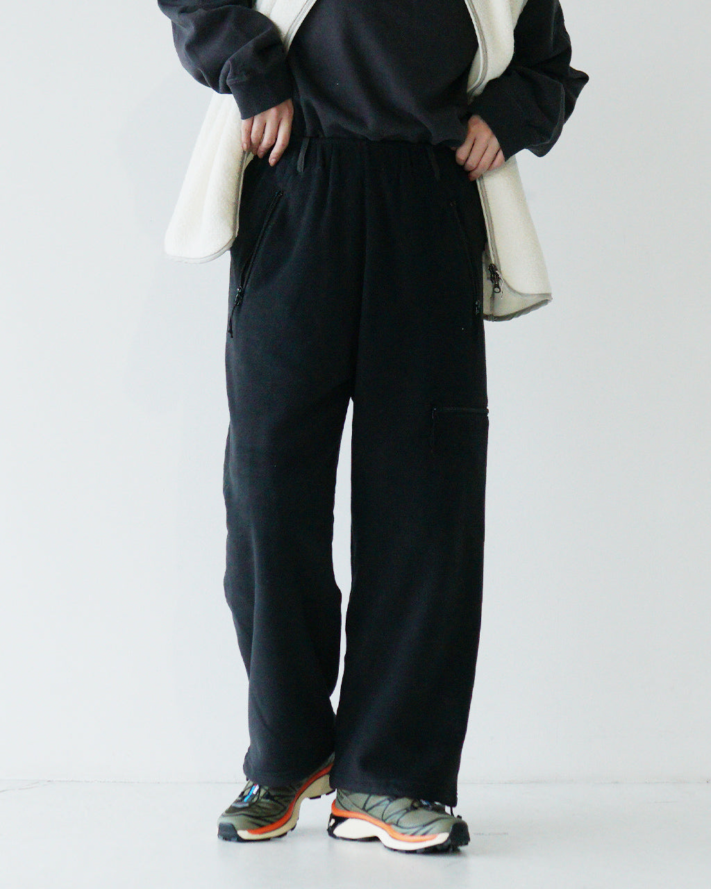 【SALE！30%OFF】AXESQUIN-modified- アクシーズクイン モディファイド イージーパンツ ポーラテック フリース ワイドパンツ RETRO FLEECE WIDE PANTS 2.0 322029【送料無料】