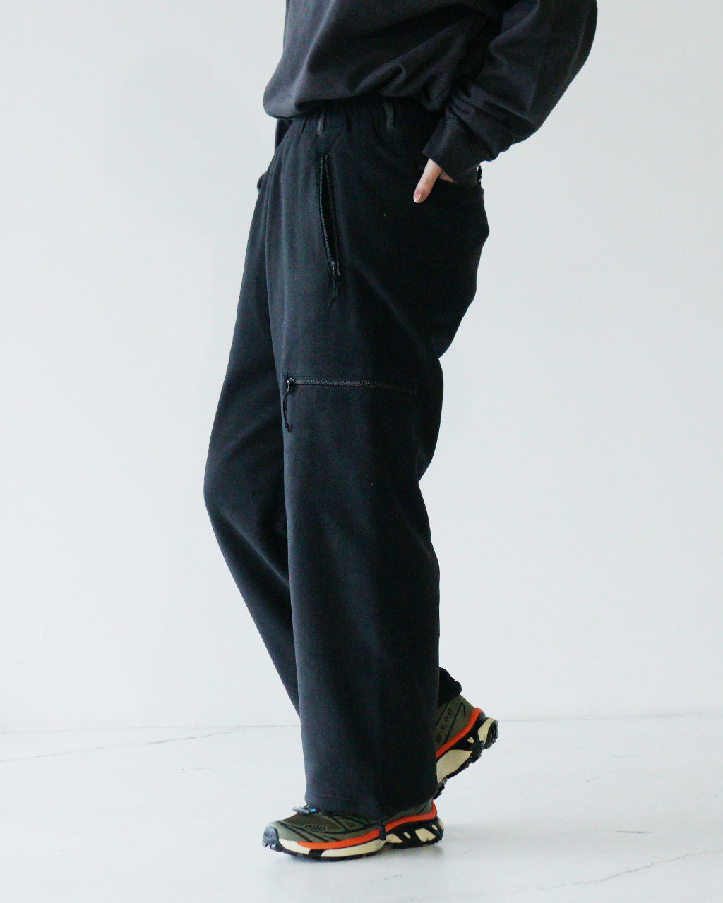 【SALE！30%OFF】AXESQUIN-modified- アクシーズクイン モディファイド イージーパンツ ポーラテック フリース ワイドパンツ RETRO FLEECE WIDE PANTS 2.0 322029【送料無料】