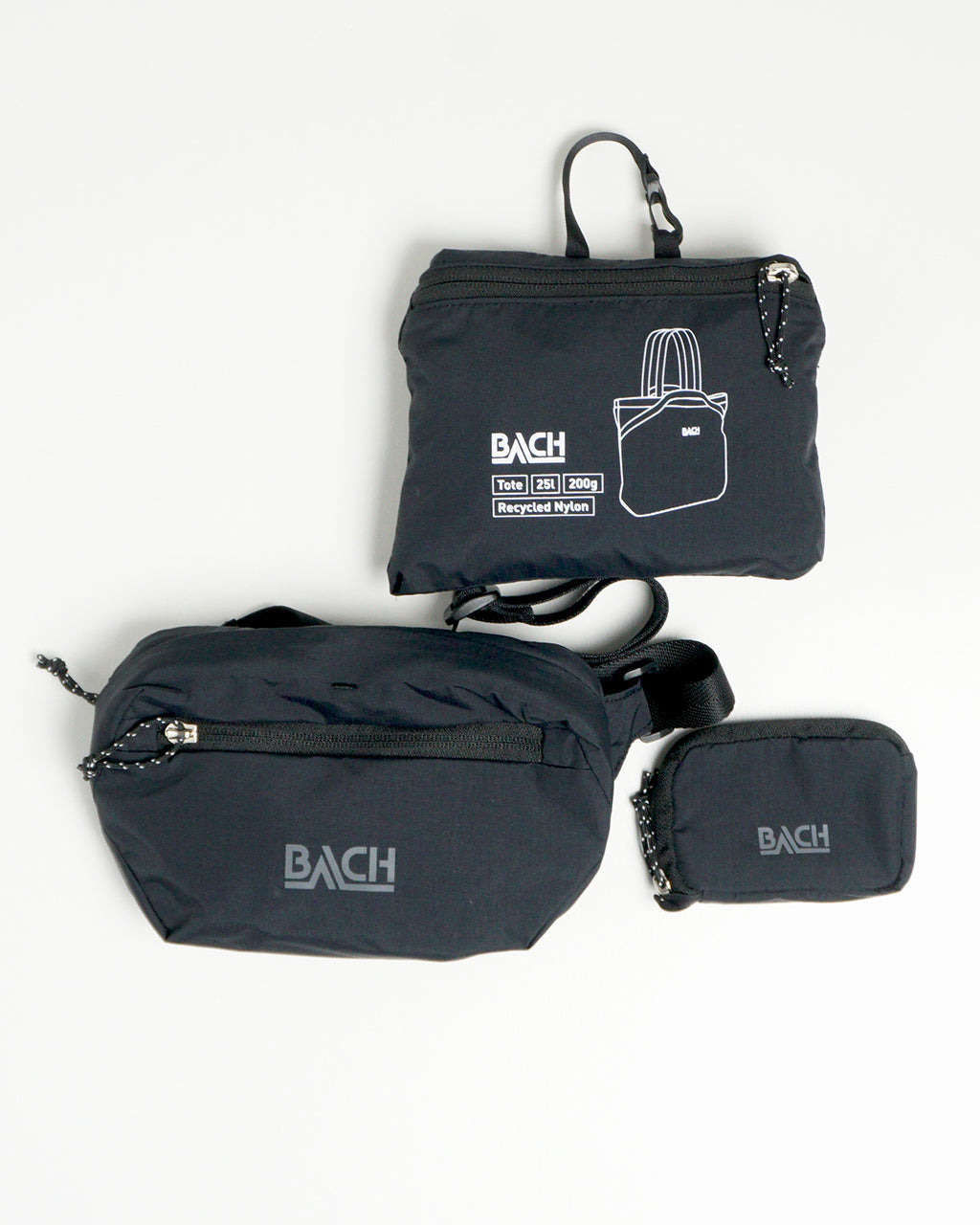 【SALE！30%OFF】BACH バッハ 【3点セット】イッティービッティー 25リットル トートバッグ セット ウォレット アンド ポーチ 3ピース ポケッタブル 2024春夏 24S-420987SET【送料無料】