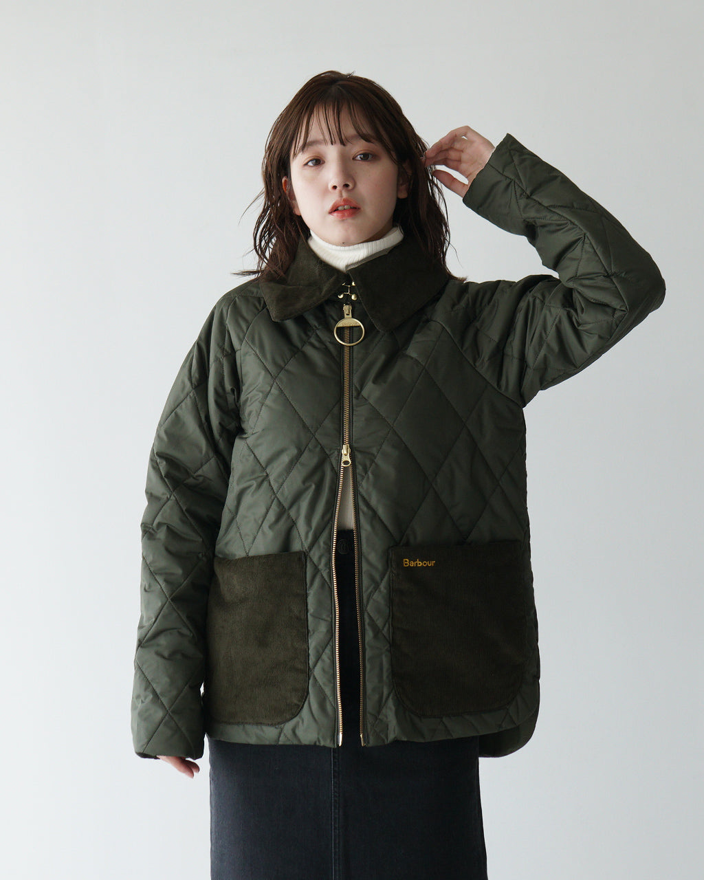 Barbour バブアー キルティング ジャケット DALROY QUILT アウター ダイヤモンドキルト オーバーサイズフィット 242LQU1759【送料無料】