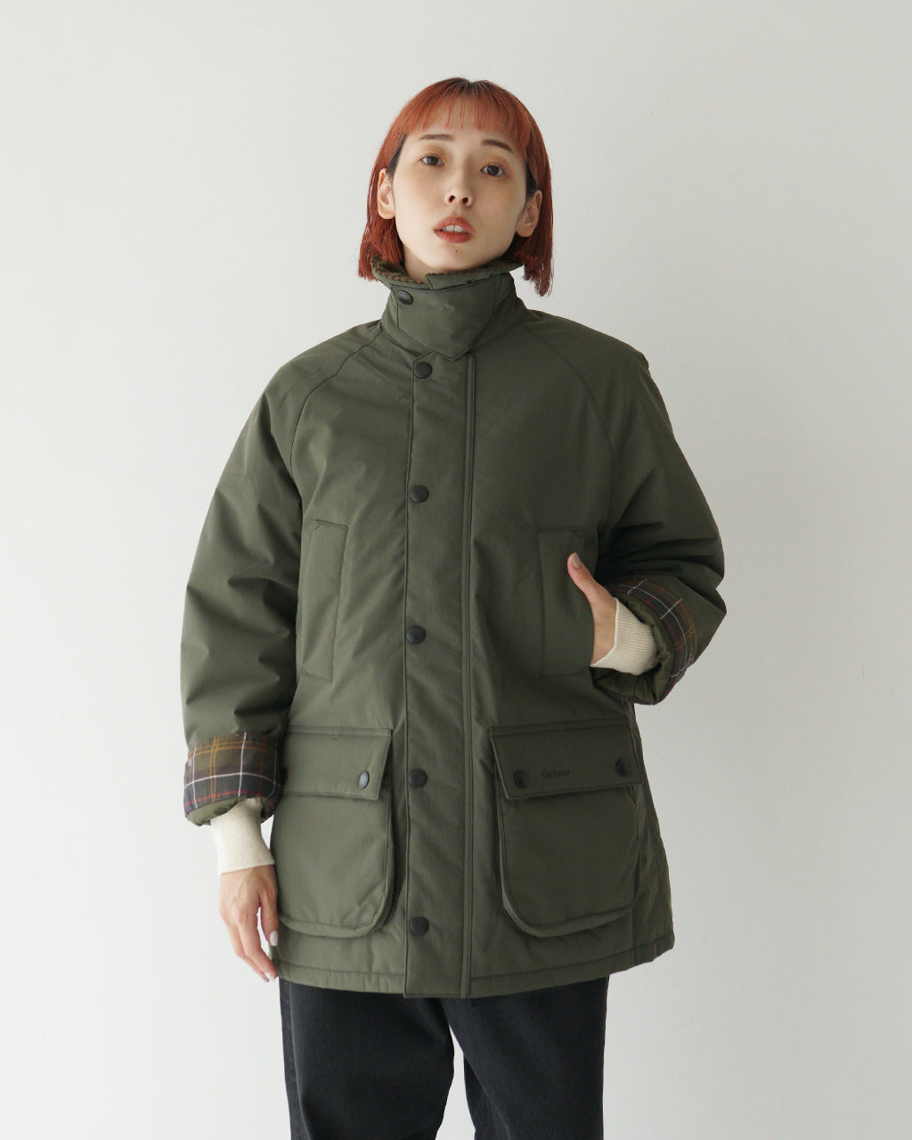 Barbour バブアー BEDALE ビデイル オーバーサイズジャケット BARBOUR OS PADDED CASUAL JACKET ブルゾンノンワックス ラグランスリーブ MCA1003 【送料無料】