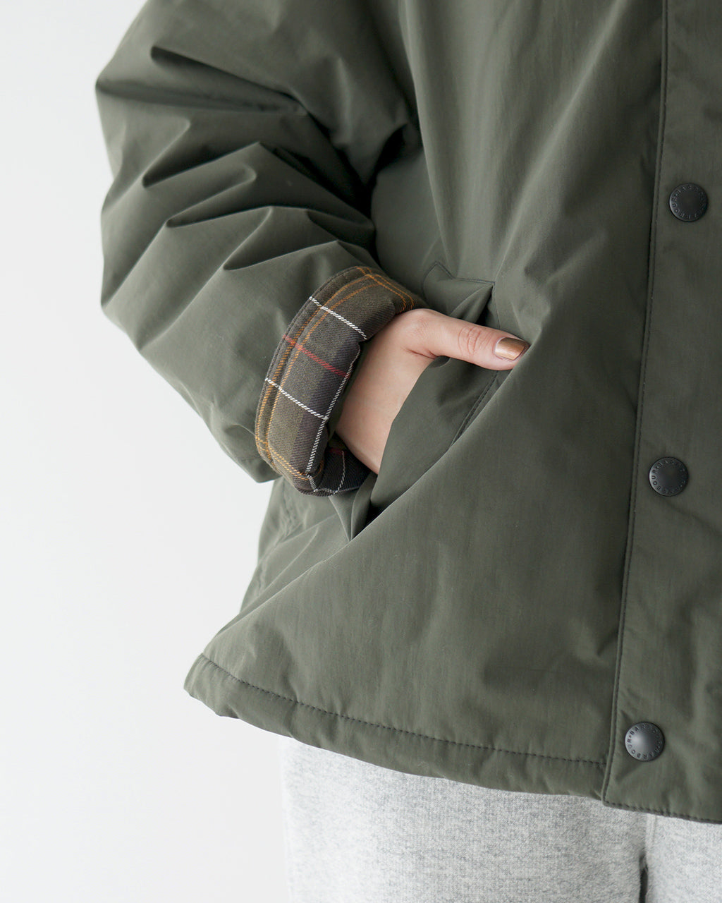 Barbour バブアー トランスポート パデッド カジュアル ジャケット TRANSPORT PADDED CASUAL JACKET アウター コーデュロイ 襟付き 242MCA1005 【送料無料】