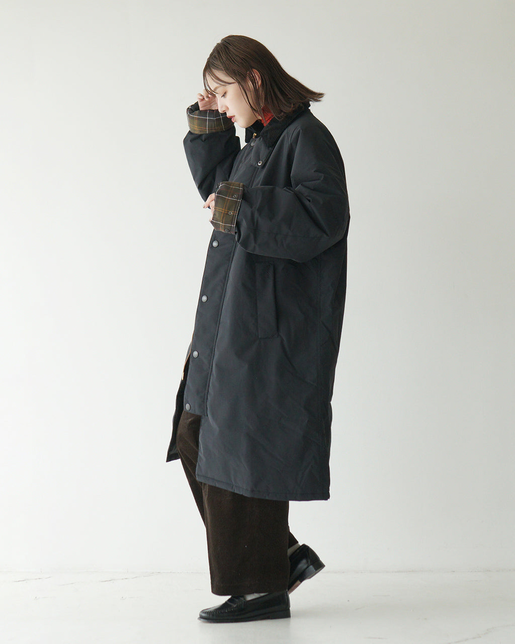 ＼合計3万円以上購入で20%OFFクーポン！／Barbour バブアー エクスモア パデッド カジュアル コート EXMOOR PADDED CASUAL COAT ロングコート コーデュロイ 242MCA1006【送料無料】