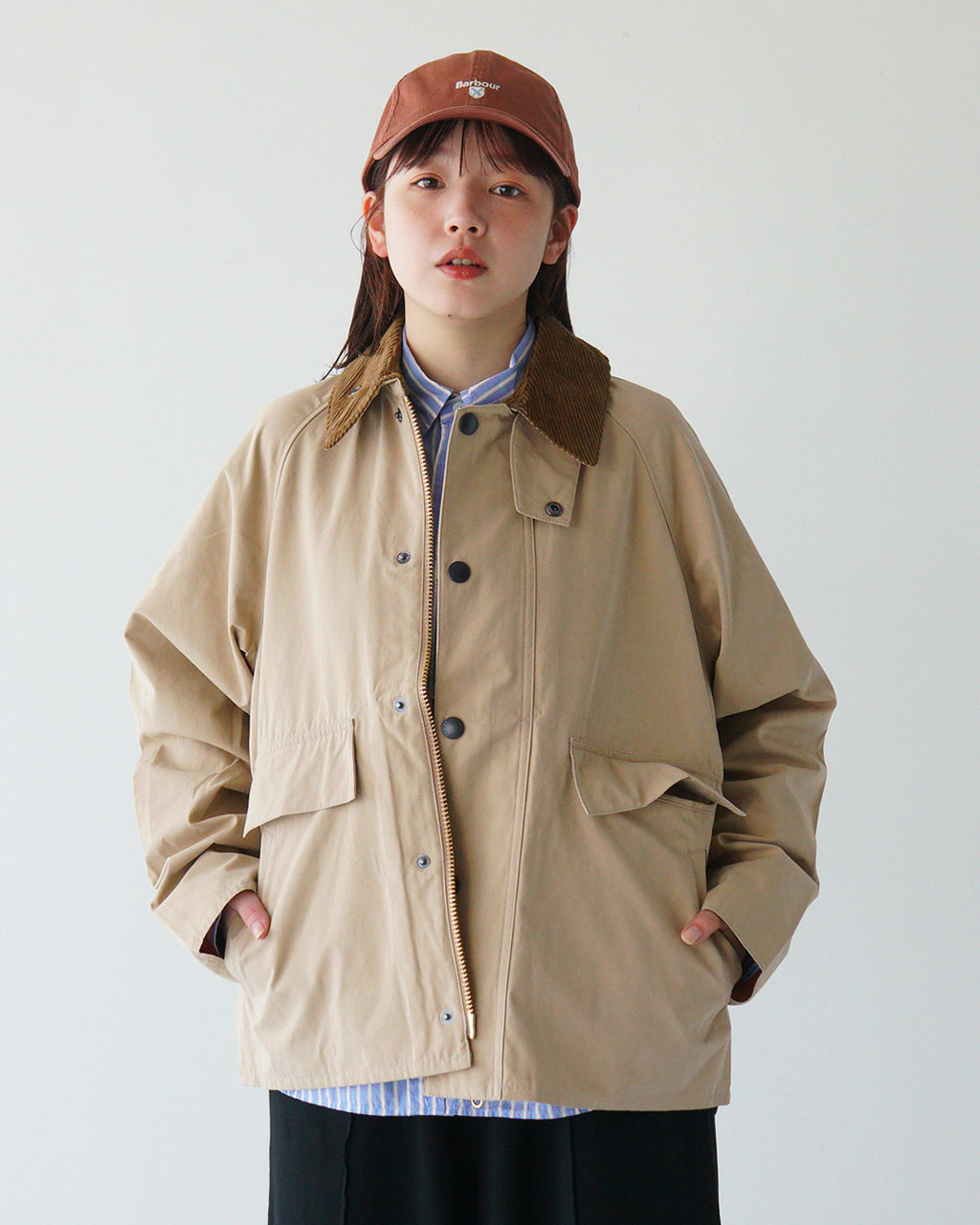 Barbour バブアー BORROWDALE ボロウデイル ピーチスキン ノンワックスジャケット日本国内限定モデル アウター MCA1059BK11 MCA1059ST51【送料無料】