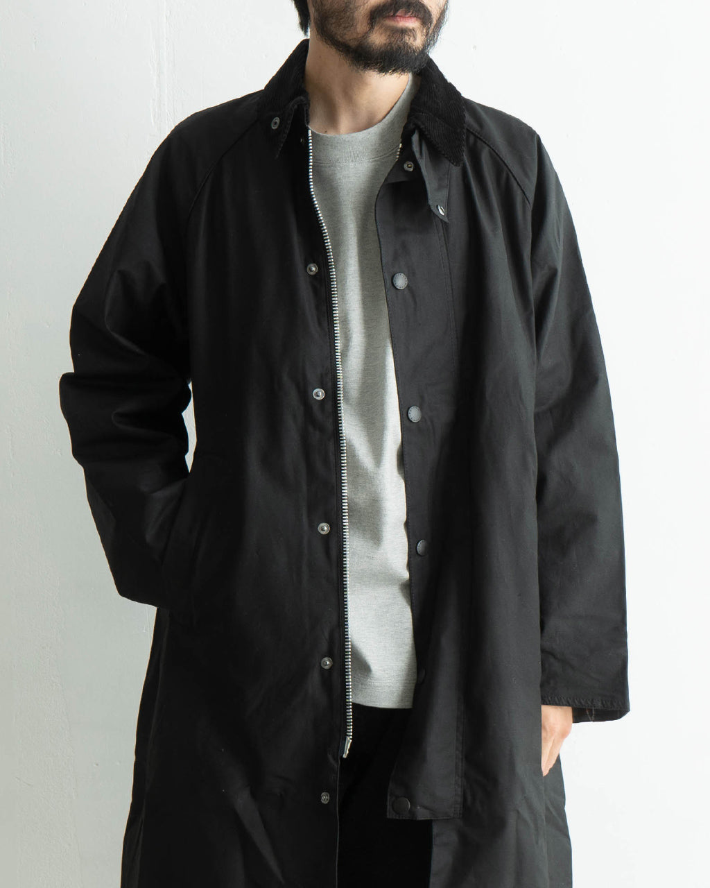 【SALE！20%OFF】Barbour バブアー エクスモア コート ワックス オイルド ミドルレングス EXMOOR 10017278 MWX2344 【送料無料】