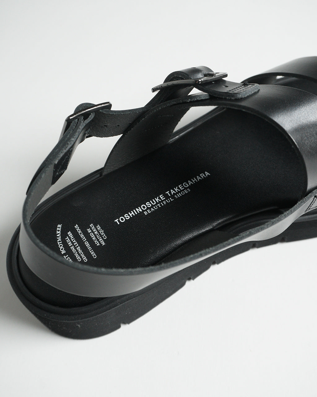 BEAUTIFUL SHOES ビューティフル シューズ S.S. BELT SANDALS (GLOXI CUT MEDIUM SOLE) プラットフォーム  レザーサンダル BSS2112004【送料無料】【クーポン対象外】